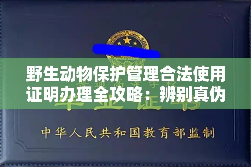 温州野生动物保护管理合法使用证明办理全攻略:辨别真伪的5个实用技巧