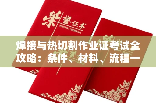 温州焊接与热切割作业证考试全攻略：条件、材料、流程一网打尽！
